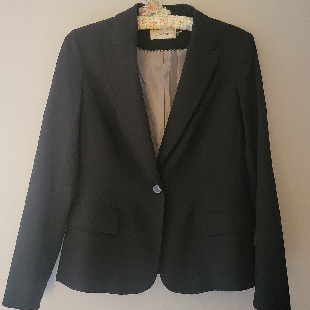 Black Calvin Klein Blazer